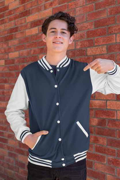 Customised Varsity Jacket | Navy