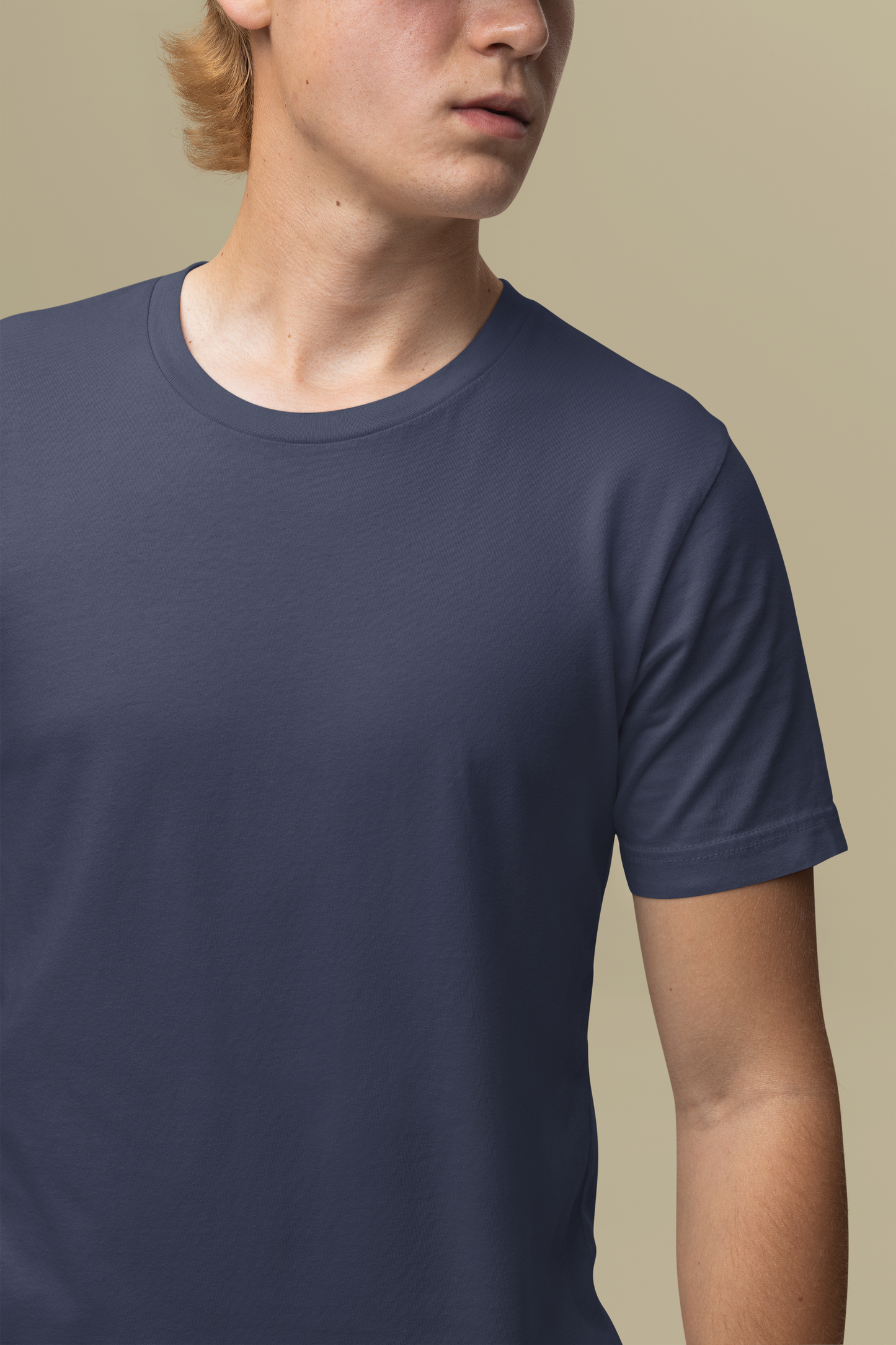 Customised Supima T-Shirt | Navy