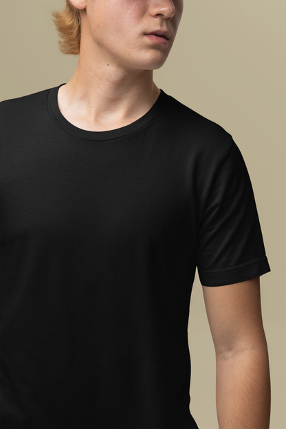 Customised Supima T-Shirt | Black